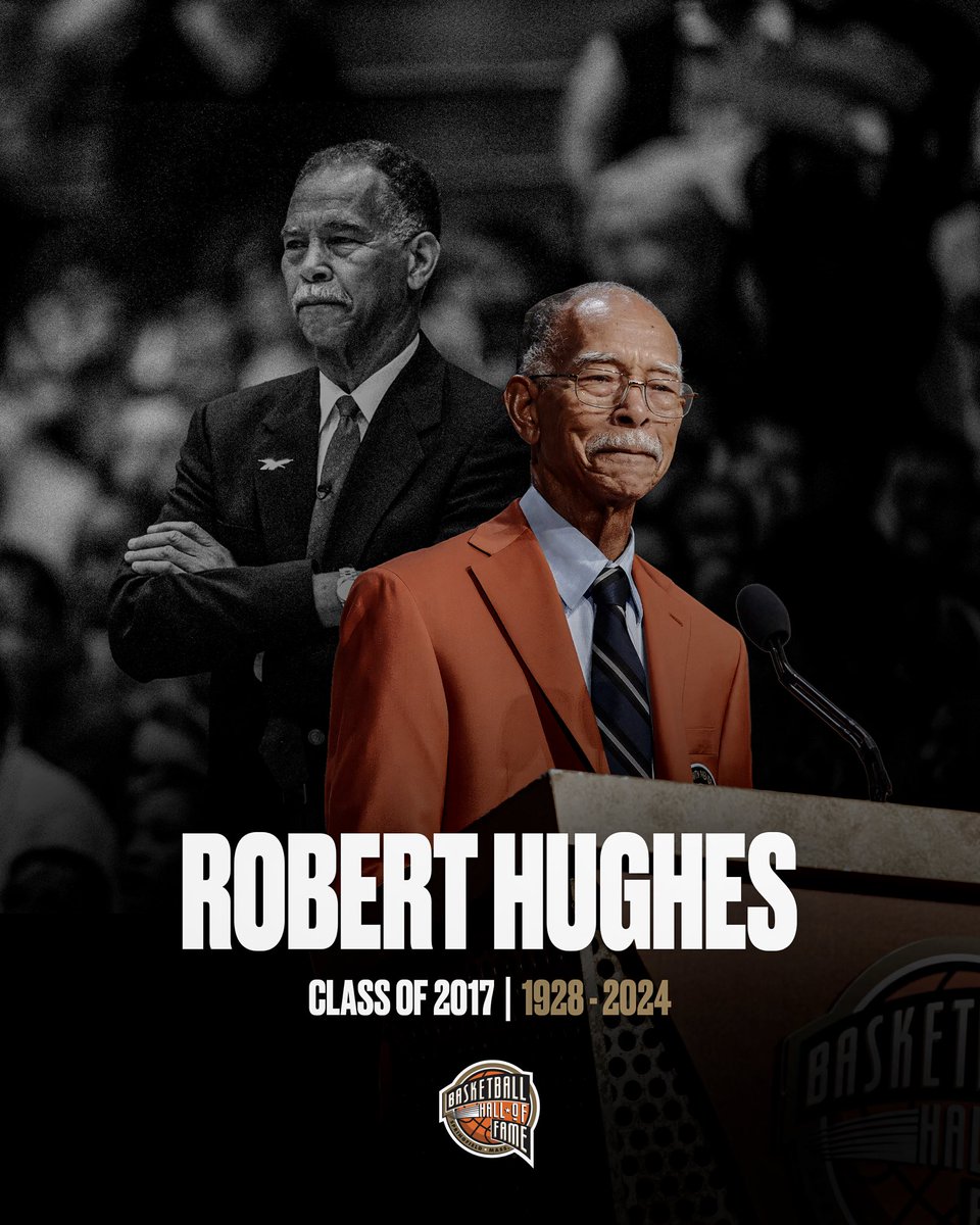 The Naismith Basketball Hall of Fame is saddened by the loss of legendary high school basketball coach Robert Hughes. Coach Hughes' record of success at Fort Worth Dunbar is unparalleled, and he opened doors for Black athletes across Texas. His contributions to basketball will