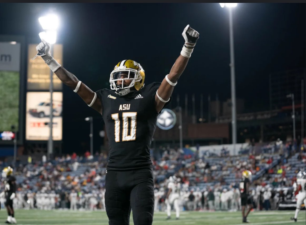 AGTG🙏🏽 Blessed to receive an Offer from Alabama State University 🤙🏾 <a href="/CoachAsad53/">Asad Muhammad</a> <a href="/coachanelson/">Coach Nelson</a> <a href="/CoachNelson42/">Coach Bryan Nelson</a> <a href="/coachbeard40/">Coach T. Beard</a> <a href="/On3Recruits/">On3 Recruits</a> <a href="/bessemer_city/">Bessemer City Football</a> <a href="/AL6AFootball/">Alabama6AFootball</a> <a href="/ExpoRecruits/">Expo Recruits</a> <a href="/Jdsmith31Smith/">Justin Smith</a> <a href="/ChadSimmons_/">ChadSimmons</a>