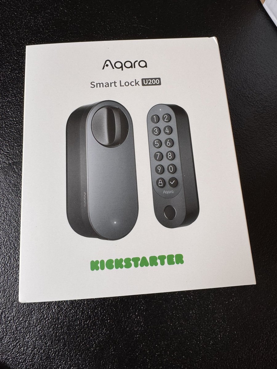 Betox86's tweet photo. Finally is here! #AqaraSmartLock #Aqara #U200 https://t.co/TkPE6r62x5