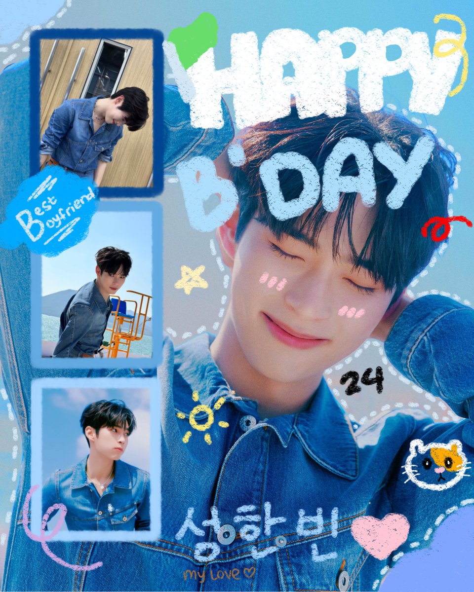 taeraekin's tweet photo. Happy Birthday to the most caring, lovable, handsome, cute, understandable, reliable boyfriend!
I hope this year, you’re filled with happiness and loving me more and more and more. Our Zerobaseone’s leader also become more rich to take me on holiday!
I love you, Hanbinie Hyung! https://t.co/Why8dgoqGU