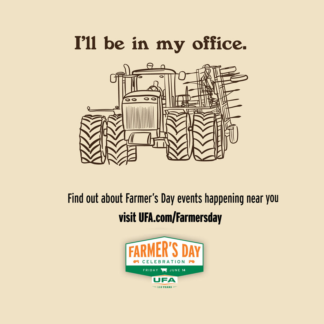 🌾 Farmers wear many hats every day. From being a welder to a weather expert, they’ve got a lot on their plate.   

Join us in celebrating our farmers this Friday, June 14th with special events at all UFA Farm &amp; Ranch Supply stores and select Petroleum agencies.  

👉To find your