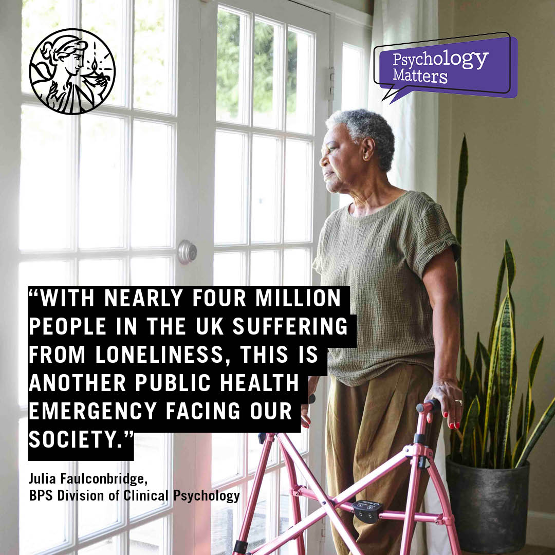 British Psychological Society (@bpsofficial) on Twitter photo "Loneliness is a predominant risk factor in people developing both mental & physical health problems." <a href="/JPFaulconbridge/">Julia Faulconbridge</a>
Our next government must take action to help tackle the loneliness public health crisis.
Because #psychologymatters: bps.org.uk/news/political… "Loneliness is a predominant risk factor in people developing both mental & physical health problems." <a href="/JPFaulconbridge/">Julia Faulconbridge</a>
Our next government must take action to help tackle the loneliness public health crisis.
Because #psychologymatters: bps.org.uk/news/political…