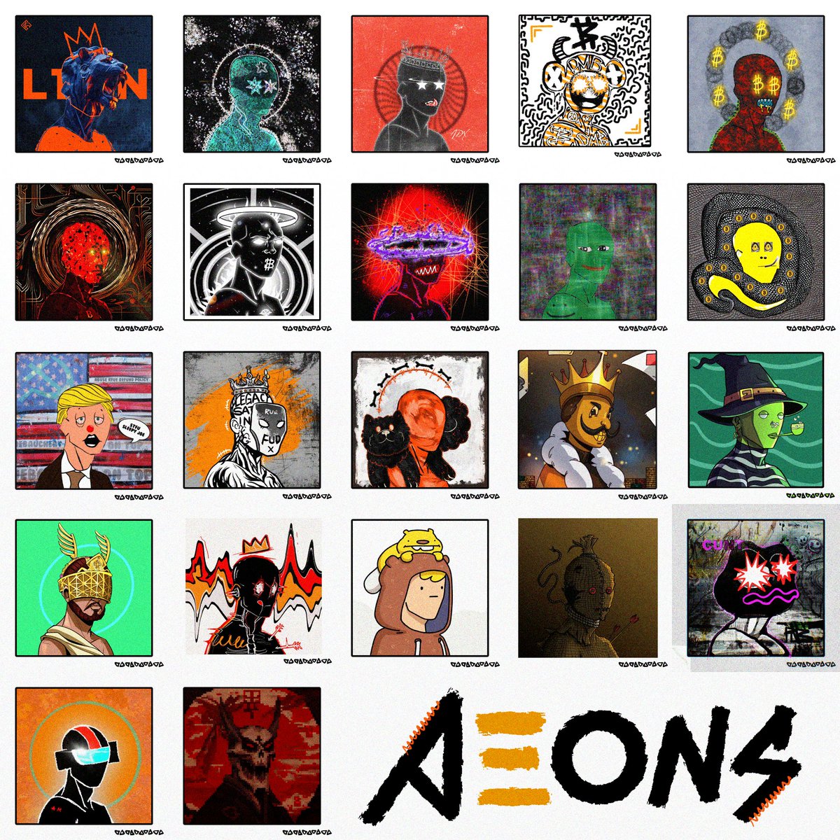Thank you artists and early supporting communities for showing us what creativity looks like through your eyes. We had a blast discovering each single piece of art. As a reward, each artist and community will get an allocation of WL spots. 

As for the early explorers, we see you