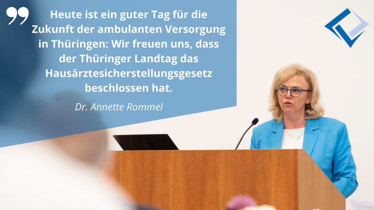 Wir begrüßen das heute beschlossene #Hausärztesicherstellungsgesetz. Bei aller Freude wünschen wir uns, dass die Förderung auf Fachärzte erweitert, die Quote von derzeit sechs auf zehn Prozent erhöht wird. <a href="/mdr_th/">MDR THÜRINGEN</a> <a href="/TAOnline/">Thüringer Allgemeine</a> <a href="/aend_de/">änd – Ärztenachrichtendienst</a> <a href="/aerztezeitung/">Ärzte Zeitung</a> <a href="/Dt_Aerzteblatt/">Deutsches Ärzteblatt</a> @SozialesTH