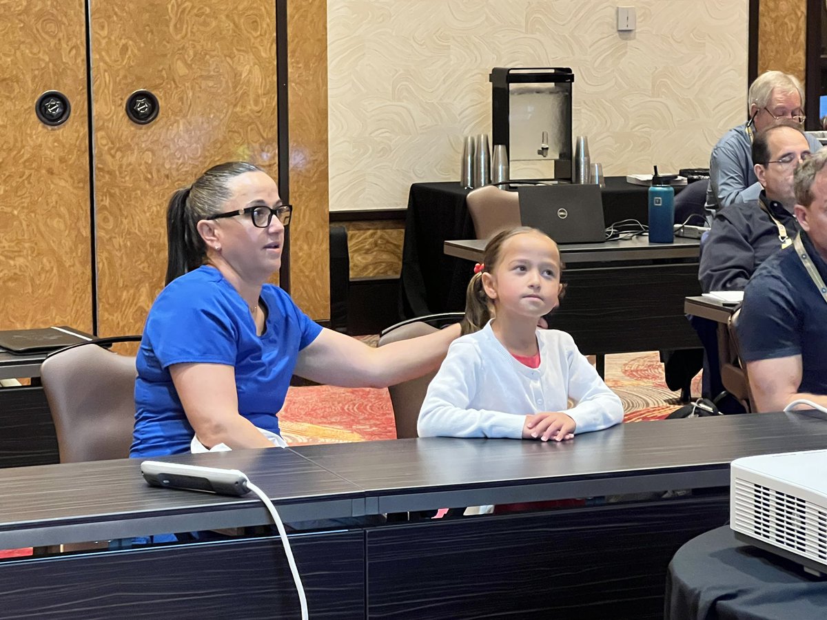HandtevyMD's tweet photo. Izzy joins @EaglesGather at @1stThere1stCare to tell her story to 80 EMS Medical Directors from across the US and around the world. #EaglesGather24 

Her @NBCNightlyNews story about how her life was saved by @PBCFR’s whole blood program has captivated the medical community and the nation!

@SPARC2024