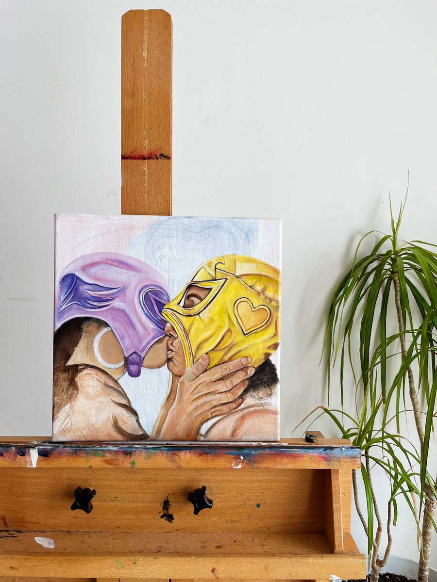 DaisyCarlene's tweet photo. Building layers builds patience 🌈

#art #wip #FelizMiércoles #ArtistOnTwitter #Pride https://t.co/GaX3fYjFeE