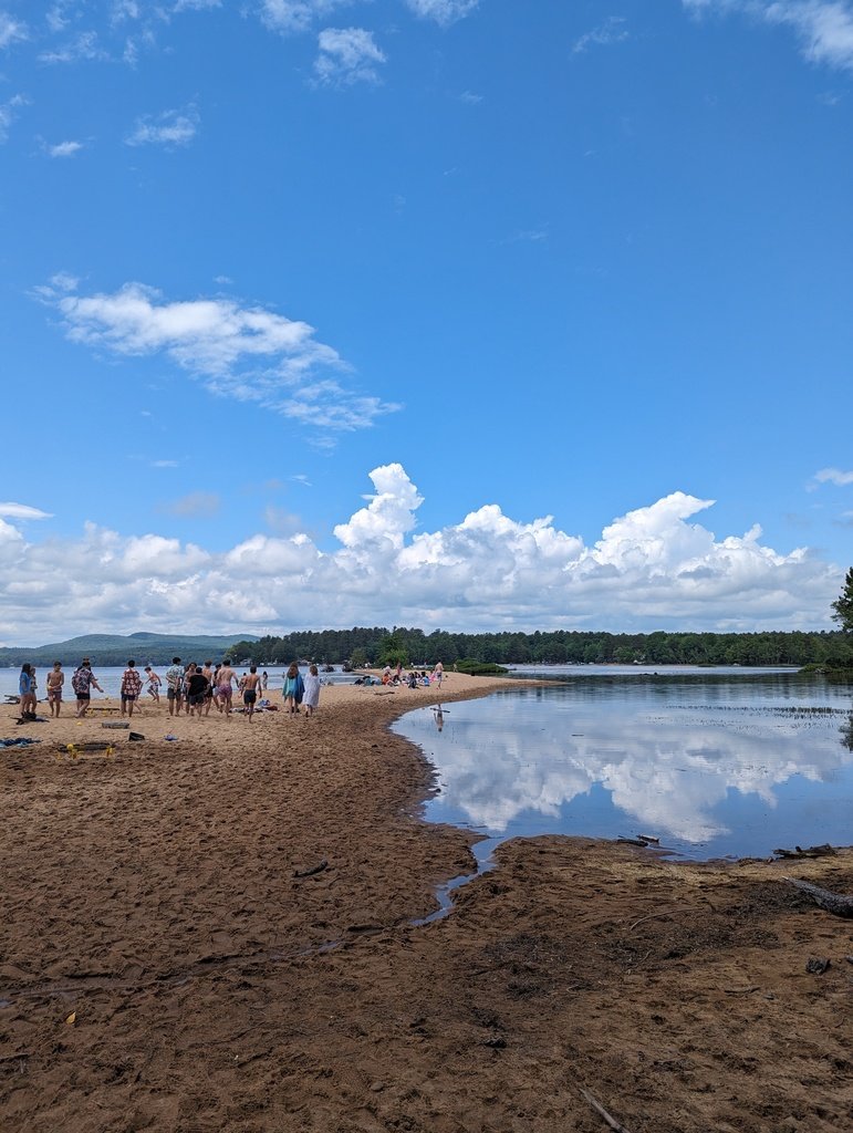 Our 8th graders are having a great time at Sebago Lake State Park today. Thank you to the Yarmouth PTO for supporting this event!