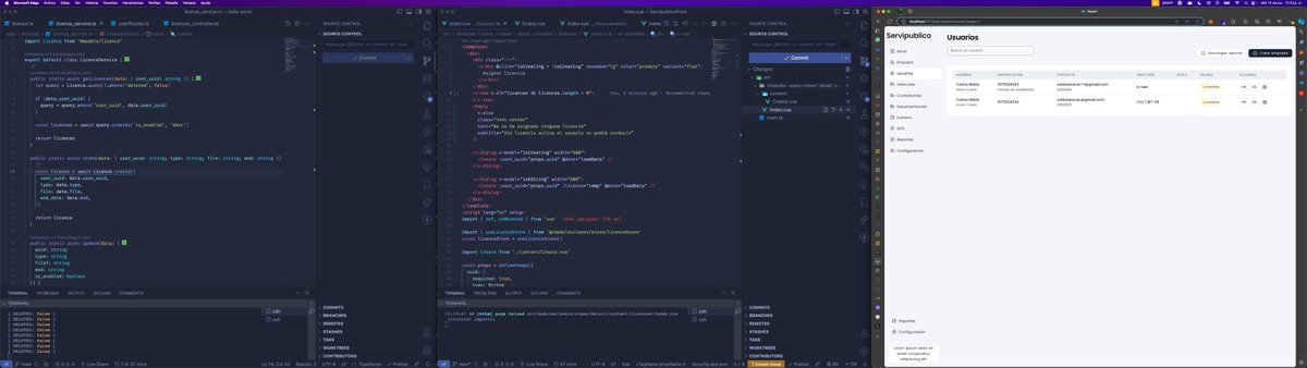 CarlosArocaC's tweet photo. @neneodonkor @adonisframework Yep, I use a ultrawide monitor to keep all my work on screen. My VS enviroment are independent. https://t.co/zYSDtm0OHd