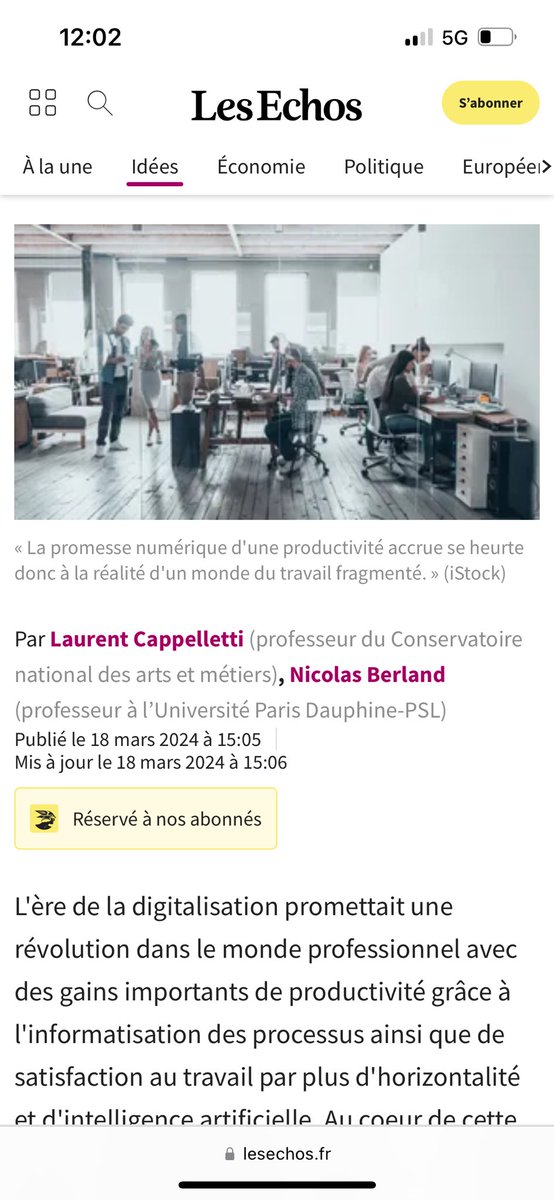 laurentcappelle's tweet photo. Au congrès international #Iseor @iaelyon @LeCnam @TheAOM 📣 Les connaissances valides en sciences du management n’irriguent pas leurs utilisateurs (managers, responsables politiques, etc.). Il s’ensuit des mauvaises décisions au plan humain dont l’impact sur la société est majeur https://t.co/8tukUJo98E