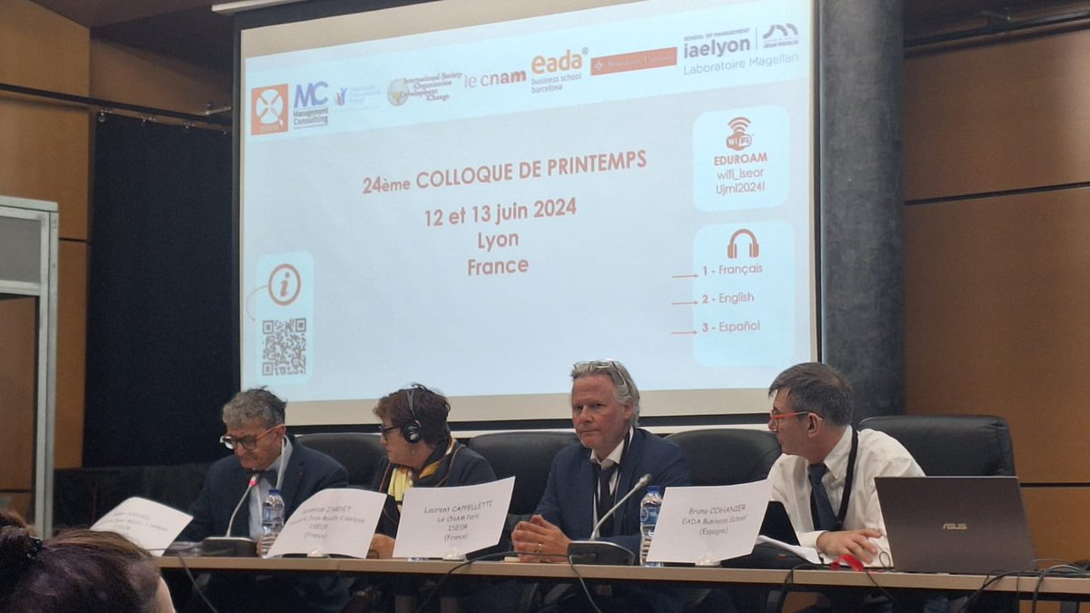 laurentcappelle's tweet photo. Au congrès international #Iseor @iaelyon @LeCnam @TheAOM 📣 Les connaissances valides en sciences du management n’irriguent pas leurs utilisateurs (managers, responsables politiques, etc.). Il s’ensuit des mauvaises décisions au plan humain dont l’impact sur la société est majeur https://t.co/8tukUJo98E