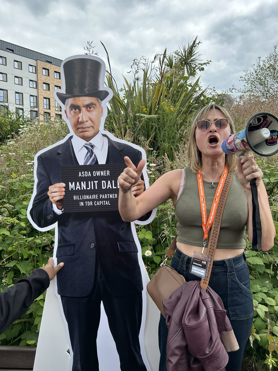Fantastic march and rally through the streets of Bournemouth today against Asda’s owners TDR Capital. Hundreds of us sent you a message today - We need a New Deal for Asda Workers