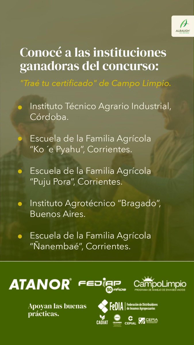 FEDIAP Educación Agraria tweet media