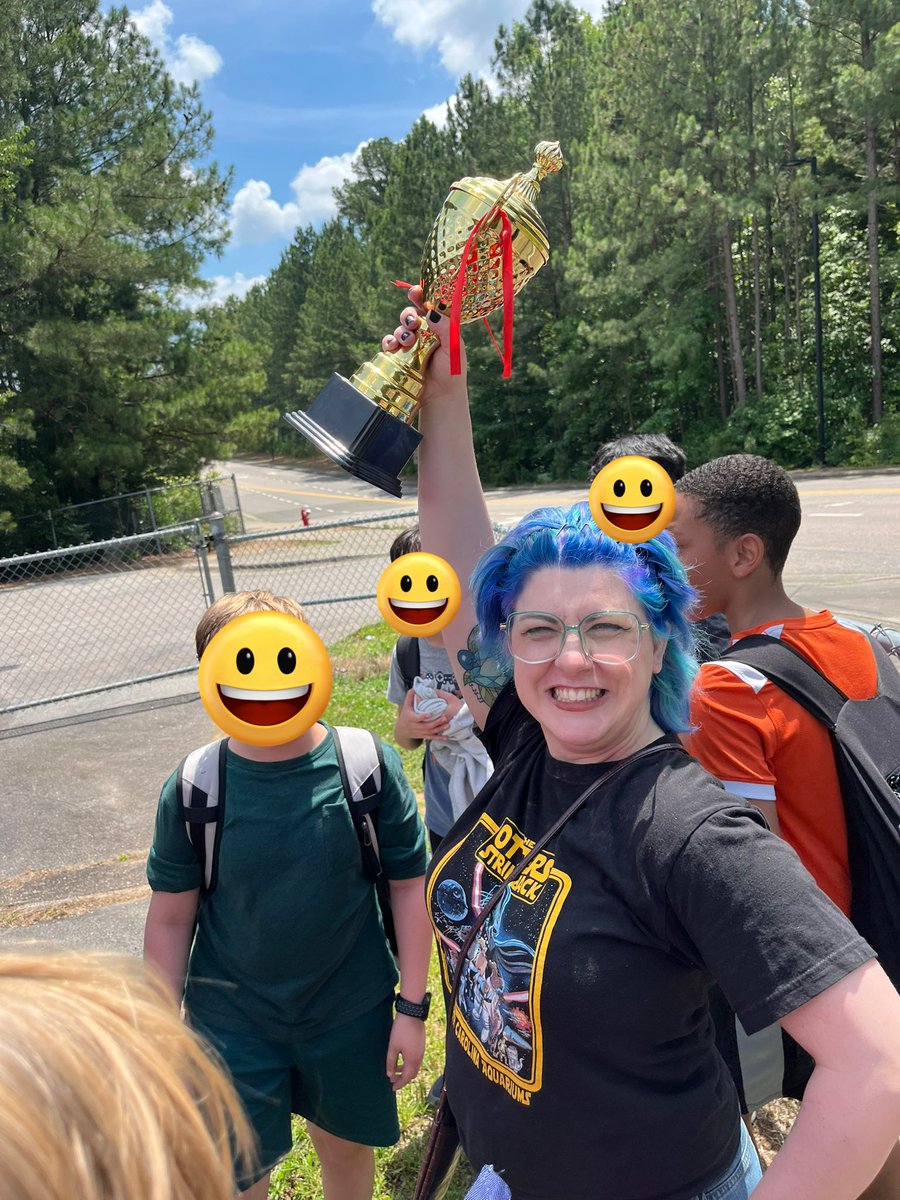 MsBunnell's tweet photo. The Otters Team WON the House Cup!! So excited to earn the trophy! Go Otters 🦦 @mcdermottrcmms @teachingwithejr @reedycreekms https://t.co/55rtJJTDfp