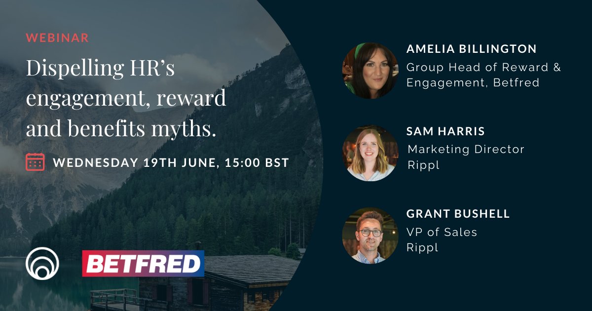 ripplplatform's tweet photo. 🎤 We'll demystify 6 key perceived barriers to delivering a competitive employee experience strategy in next week's virtual panel discussion, joined by Amelia Billington, Group Head of Reward and Engagement at Betfred.

💻 Register your free place here: https://t.co/wr4UNAk51N https://t.co/u2LdyPCCEu