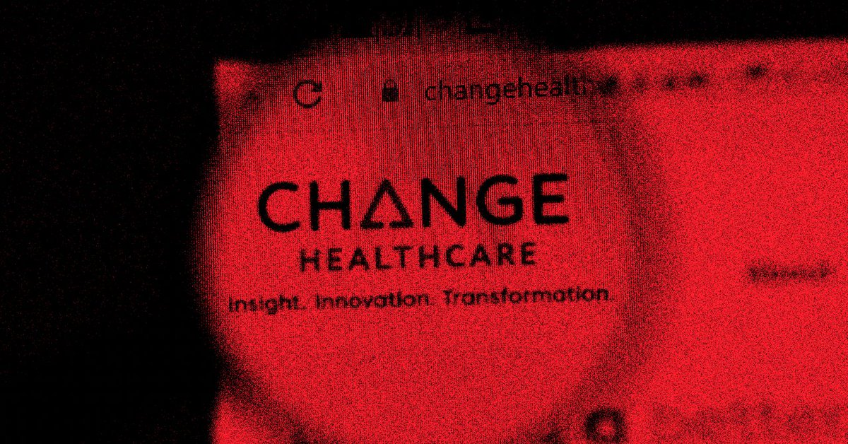 kbrancewicz's tweet photo. Medical-Targeted Ransomware Is Breaking Records After Change Healthcare’s $22M Payout https://t.co/RAPb2VxMC3 https://t.co/FMo1LRbEso