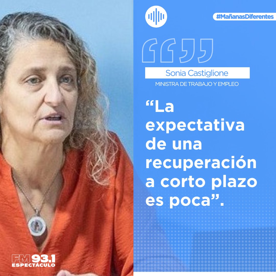 la93uno's tweet photo. En #MañanasDiferentes dialogamos con la ministra de Trabajo y Empleo, Sonia Castiglione, donde dio a conocer los índices de desocupación en la provincia. 

Nota completa: https://t.co/NAjzXTgPM3 https://t.co/F1BXCWXDpo