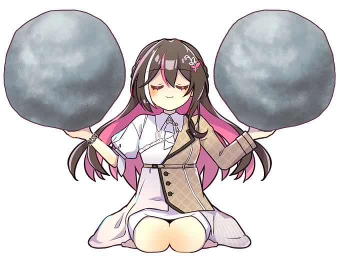 透過画像置いておきます。こちらは配信者様様のみ利用可能です。 あずきちがんばれー!! #AZKiART