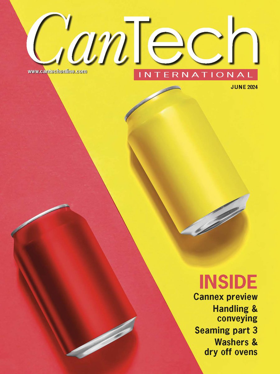 Have you read our June 2024 issue yet? Featuring a special Cannex preview; the final part of this year's seaming series; conveyors; washers &amp; ovens, it's not to be missed! cantechonline.com/issue/35318/ju… #CanTechInternational #metalpackaging #digitalmagazine