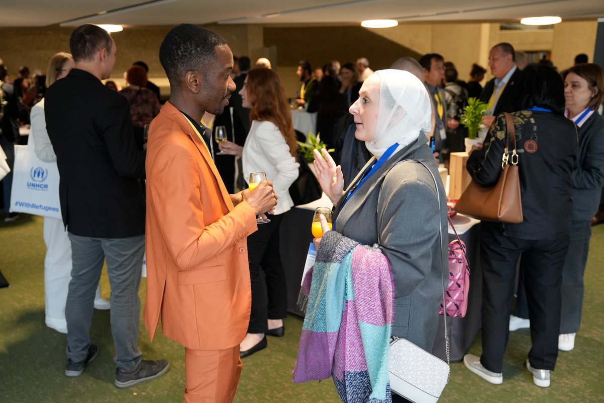 UNHCRPartners's tweet photo. Last night, we welcomed NGO and UNHCR delegates from around the globe to the reception at #UNHCRNGO2024! Let us connect and strengthen our partnership to empower displaced and stateless persons. Thank you to @ICVAnetwork and @SwissDevCoop for making this reception possible! https://t.co/P5iqeiuvMf