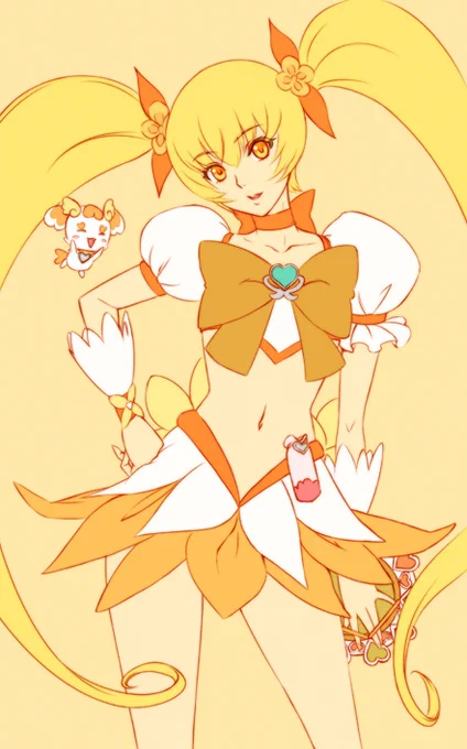 #これを見た人はオレンジが入ってる画像を貼れプリキュア 