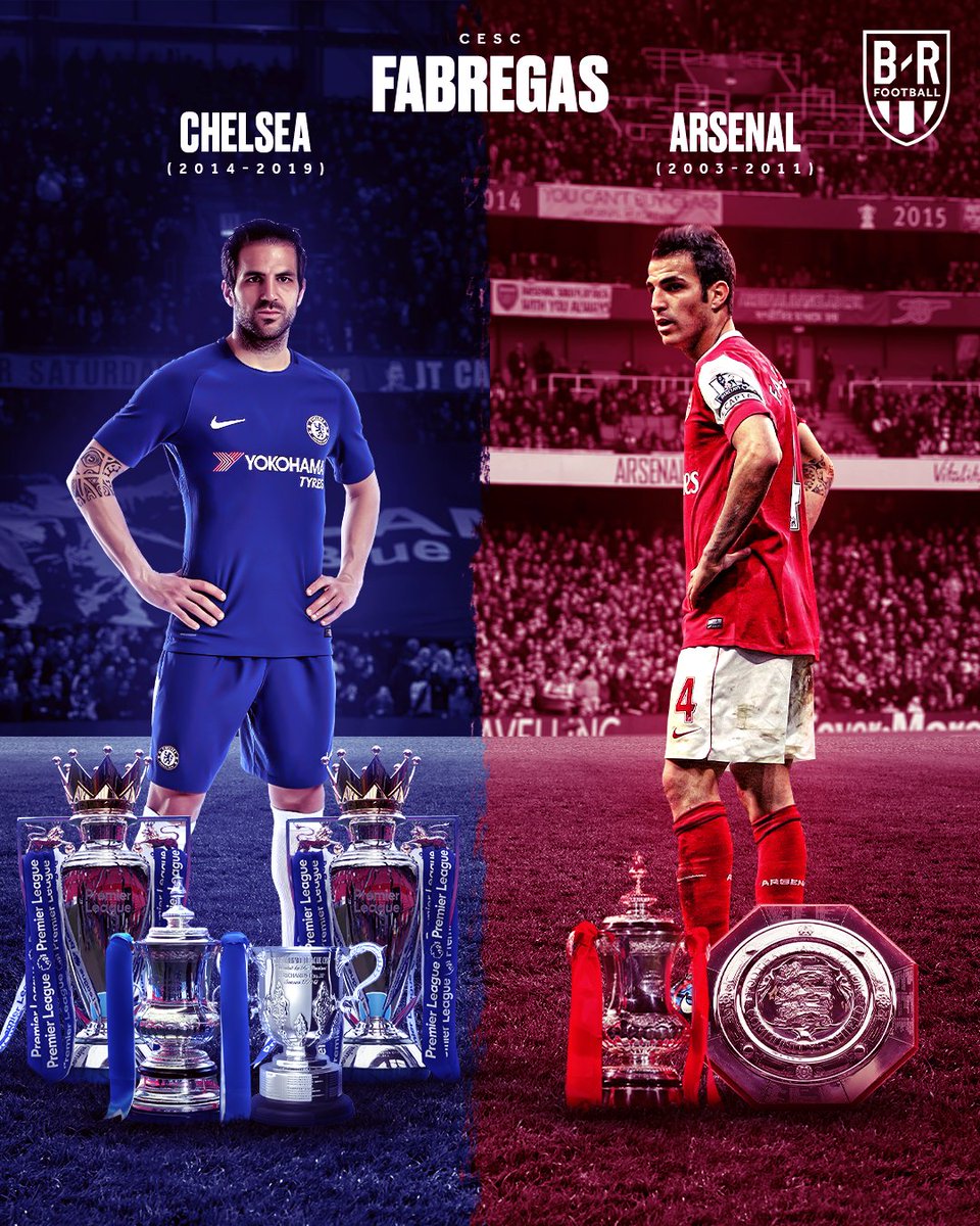 brfootball's tweet photo. 10 years ago, Cesc Fàbregas returned to the Premier League with Chelsea—after Arsenal turned down the chance to re-sign him 🔄 https://t.co/CCYW9jbylG