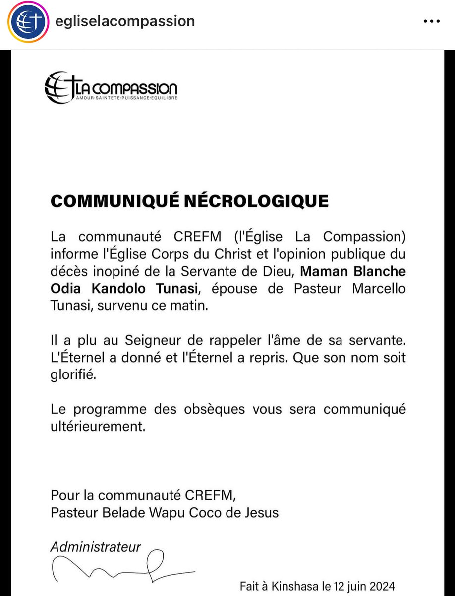 _axelLevi's tweet photo. Toute la vie de ce père sans exception est un exemple pour nous, autres…

Nous ne savons pas pourquoi cela arrive, mais une chose est sûre, nous croyons fermement que le Seigneur est avec son serviteur, car même dans nos incompréhensions, Dieu est fidèle !

Maman blanche 🤍🕊️ https://t.co/6dpUxbKCSQ