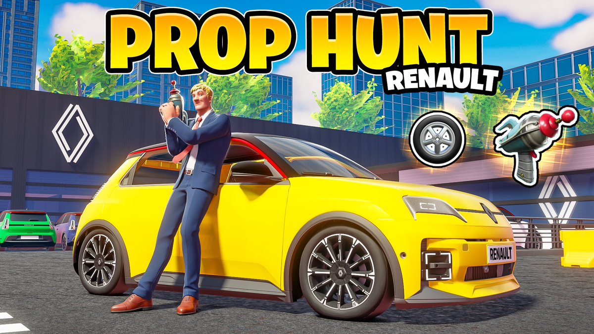 sianafr's tweet photo. Super contente d'annoncer que j'ai travaillé avec @renault_fr pour créer un prop hunt unique !
Découvrez la nouvelle R5 ainsi que les futures concessions Renault à travers la map !

Jouez maintenant : 9873-2992-2541 https://t.co/wUDXjPDJ41
