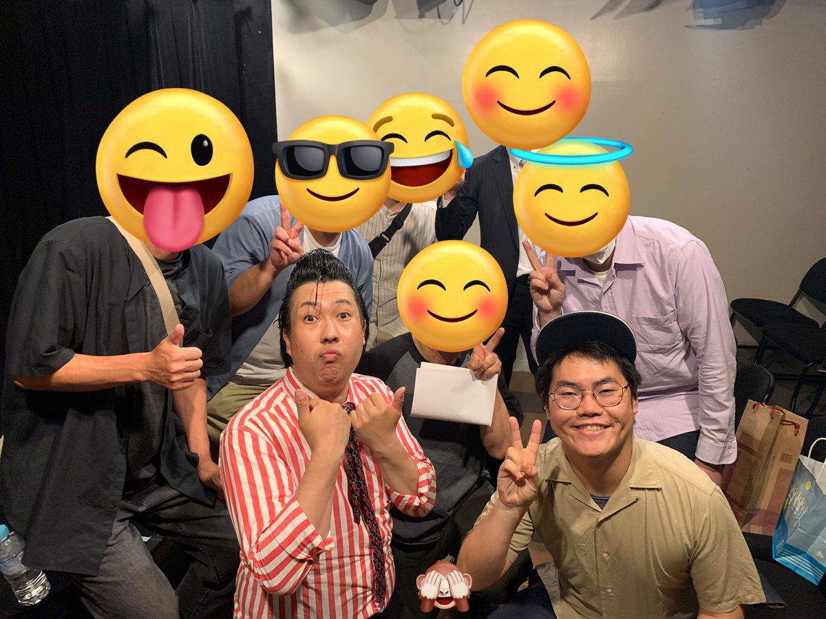 NIh1JFZurj98406's tweet image. 今日の推し事番外編🤣
言わずと知れた #ポケットパラダイス Tさんの生誕前夜祭へ🥳🥳🥳
LIVE終了後に駆けつけたフォロワーさんたちと一緒に😊
TVで観るお笑いとは一味違うLIVEしっかり楽しんできました😆
次のLIVEは7/10にありますよ〜🥳