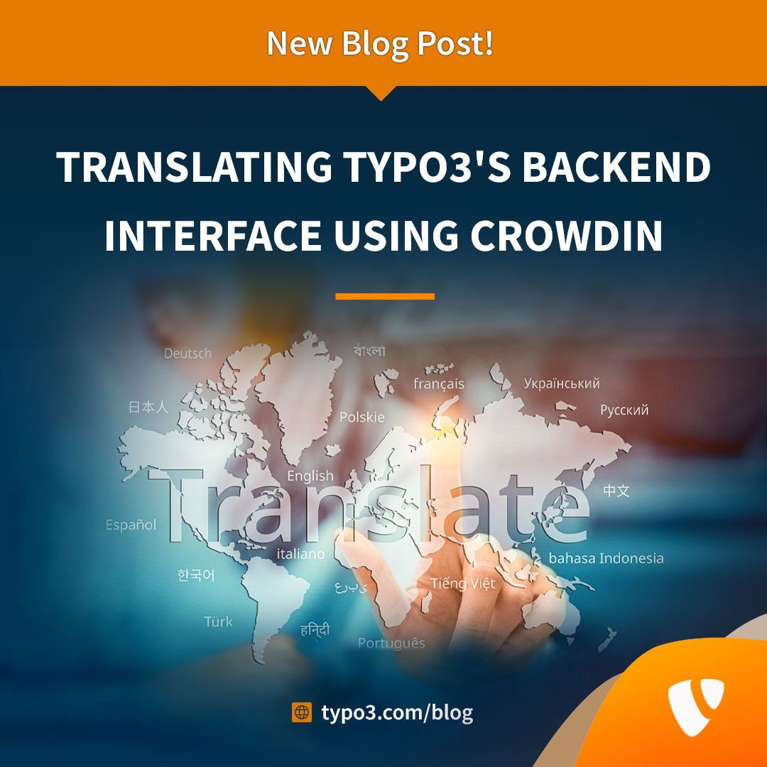 typo3's tweet image. 46,276 words translated in TYPO3's backend this year thanks to @Crowdin! 🎉 Watch our new video to learn how to add translations.
🌐 typo3.com/blog/translati…
#TYPO3 #OpenSourceCMS #Localization #Crowdin #TechInnovation