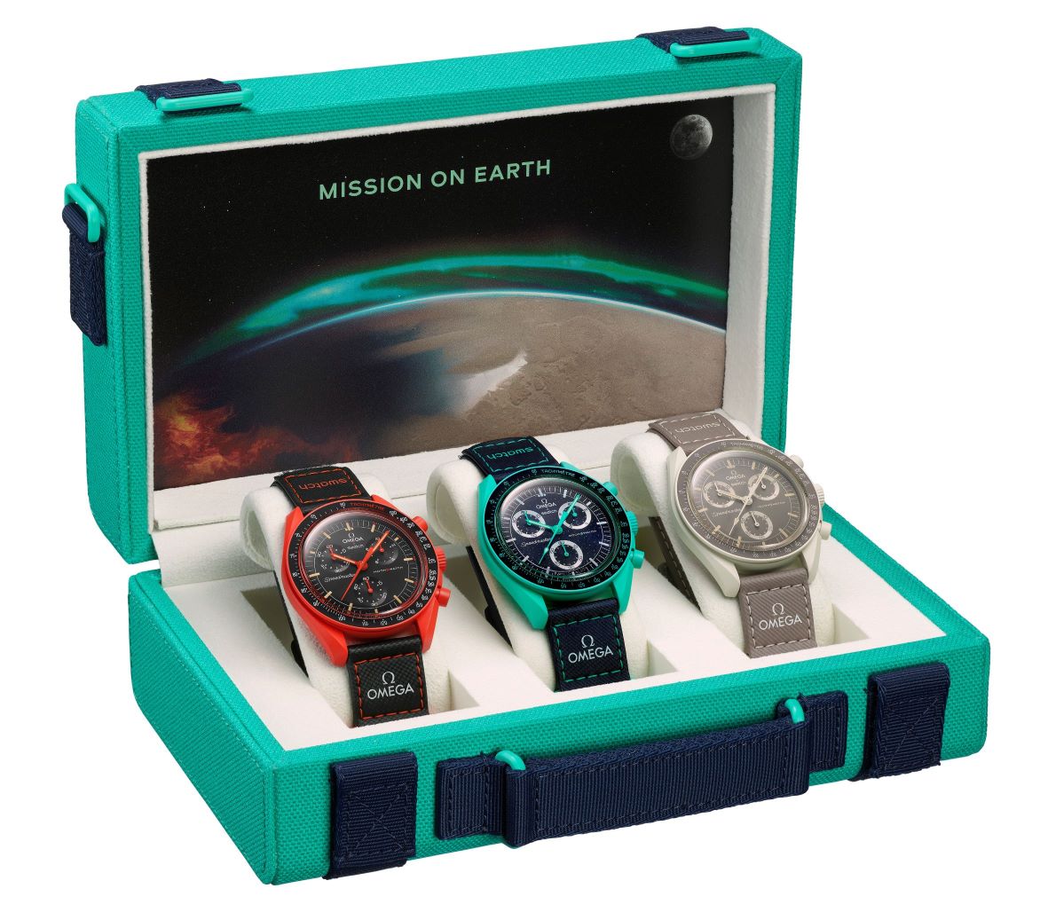 timezone_com's tweet image. From @Swatch and @omegawatches the MoonSwatch "Mission on Earth" collection (forums.timezone.com/index.php?t=tr…)