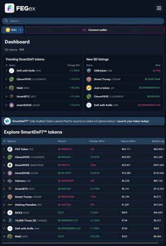 <a href="/BNBSwap/">BNB Swap</a> <a href="/babydoge/"></a> <a href="/Bybit_Official/">Bybit</a> Exciting times on #Bnb  chain on the new Launchpad in the space on FEGex.com 🚀

#BNB  chain has been the strongest so far which shows the power and strength around for it <a href="/binance/">Binance</a> 

💪🏽❤️🦍

#SmartDeFi #FEGtoken #DeFi
