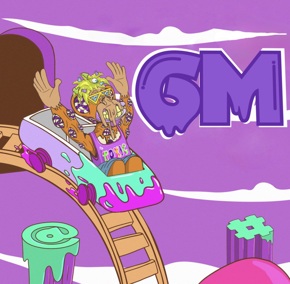 GM!!

Let’s get over the hump and cruise in to the weekend. 

Reminder: Be sure to check out secondary and take advantage of some deals before the Cyberpunk art is released.  👀

Have a great day!  

#FunApesNFT