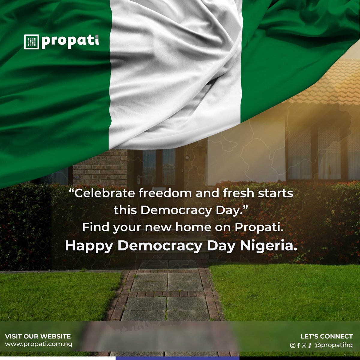 propatihq's tweet photo. Happy Democracy Day!π³π¬
@hello_osogbo @InsideOsogbo
#realestatenigeria #realestateosogbo #renthouses #osogboconnect #helloosogbo #insideosogbo #osogbo #osogbobabes #osogbovendors #nigeriademocracy #BolaTinubu #falling https://t.co/XbhRY9JdXb