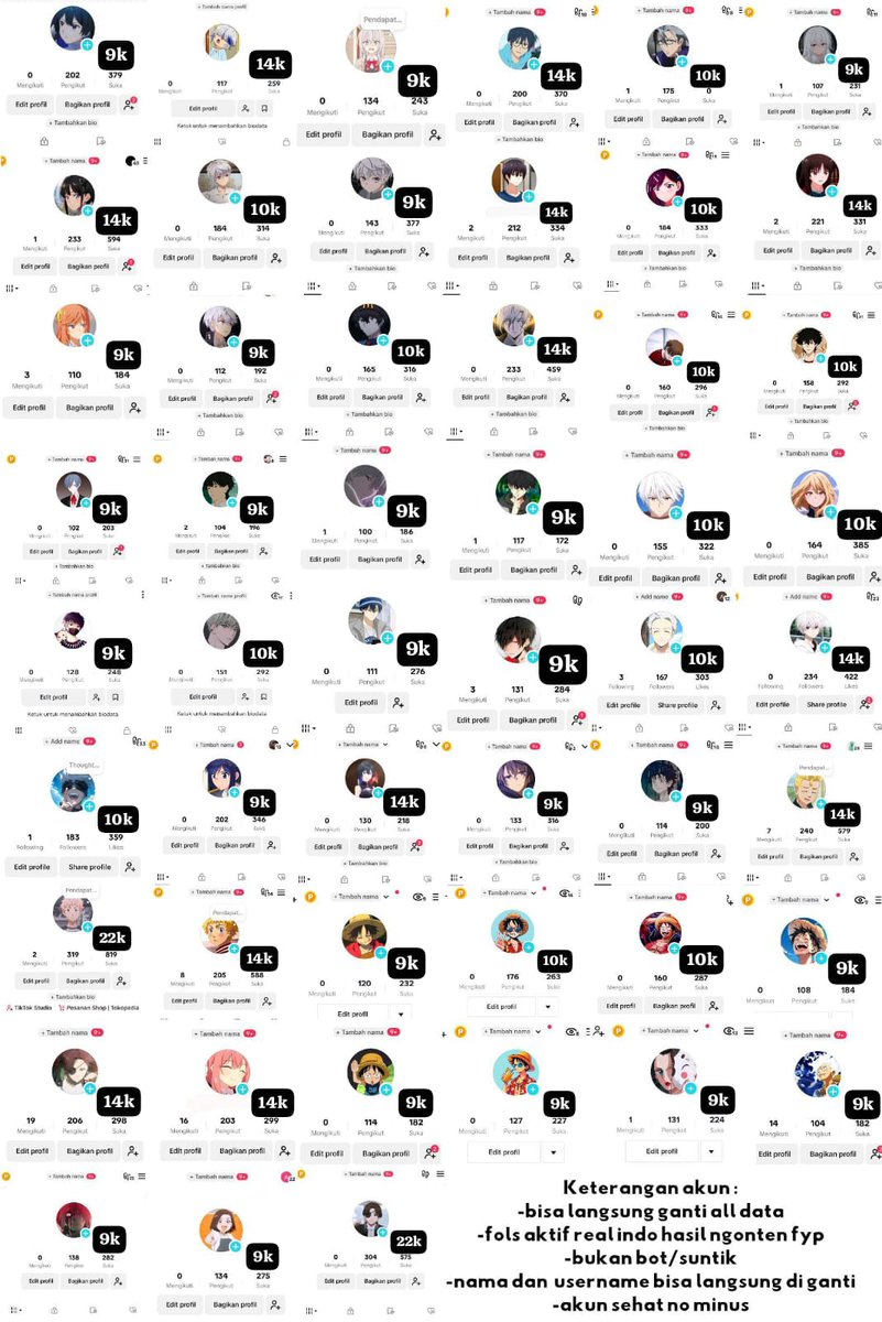 Zaa Store Fh Akun Tiktok tweet media