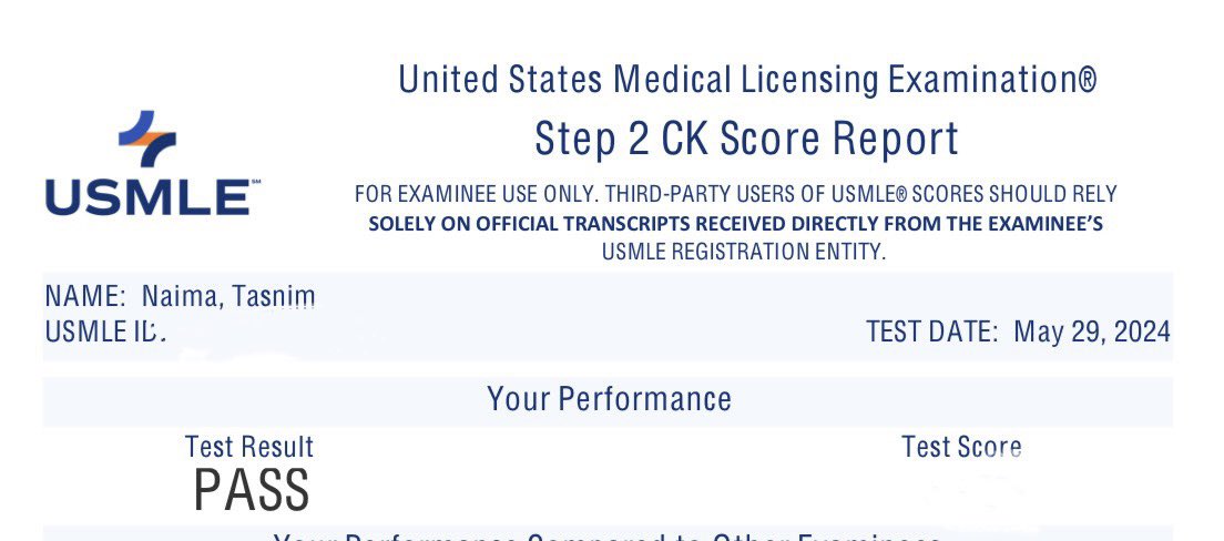 tasnimnaima27's tweet image. Finally done with this! Ready to be ECFMG certified 😇