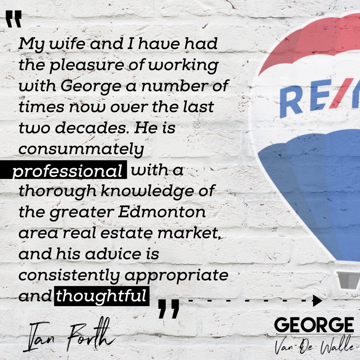 teamgvdw's tweet photo. “TOP NOTCH” clients like you make this job completely rewarding.
Thank you Ian for the incredible review.
Your continued trust is beyond appreciated!
Welcome home 🔑
George Van De Walle
St Albert RE/MAX Professionals
#georgevandewalle#militaryrelocation #sturgeoncounty #stalbert https://t.co/DkieGP8yoZ