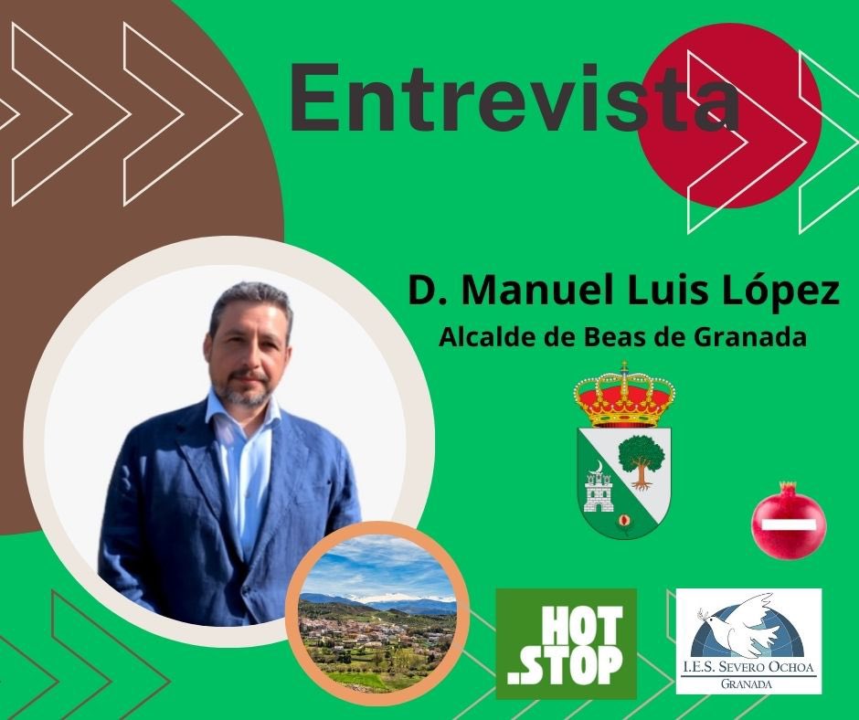 ConcursoHotStop's tweet photo. Los HotStoppers entrevistan a D. Manuel Luis López, alcalde de Beas de Granada.
Seguimos informando a responsables de municipios e instituciones del proyecto RISKCOAST y aprendemos cada día más sobre los fondos europeos y el cambio climático.
Puedes ver aquí la entrevista: https://t.co/tQ5k8kKXZv