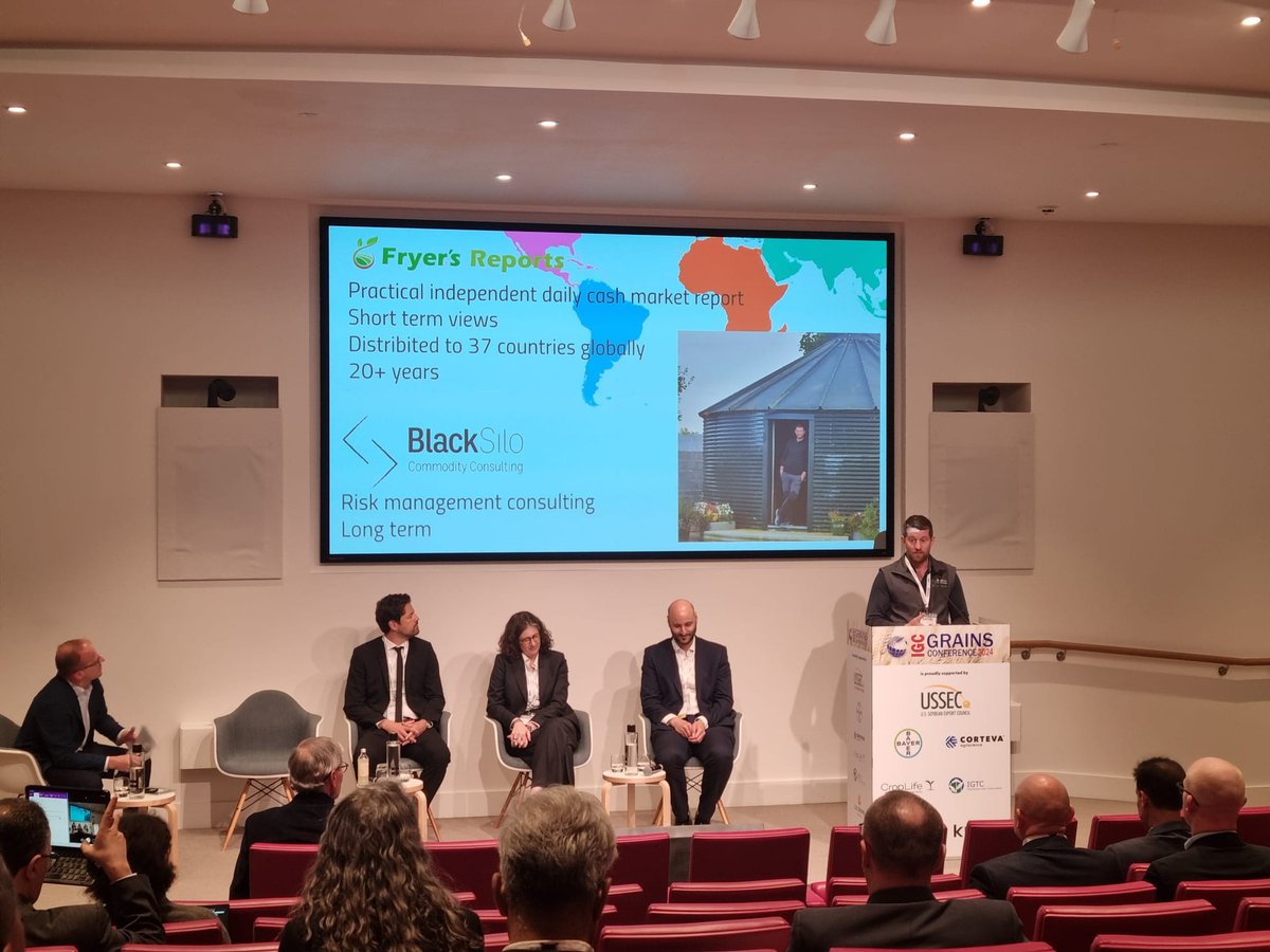 IGCgrains's tweet photo. Rory Deverell @FryersReports @RoryDeverell provided an insightful overview on #oilseeds #production, #crush and #trade prospects. While 2024/25 shapes up to be favourable for #Australia, the outlook for the #EU is less promising on a disappointing #rapeseed outturn. #igcconf https://t.co/bdRc80twY9