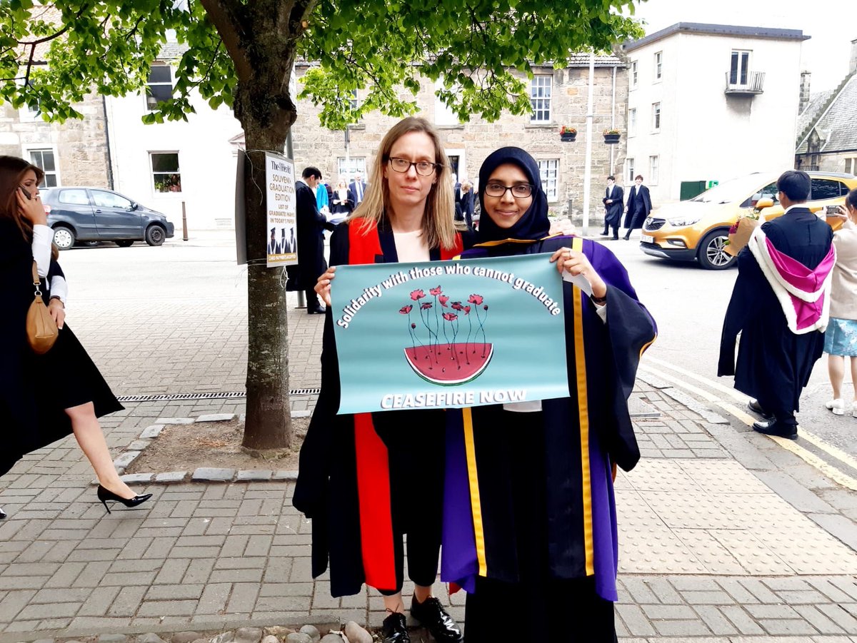 ucustandrews's tweet photo. From the international relations graduation https://t.co/hgRMqhPneA