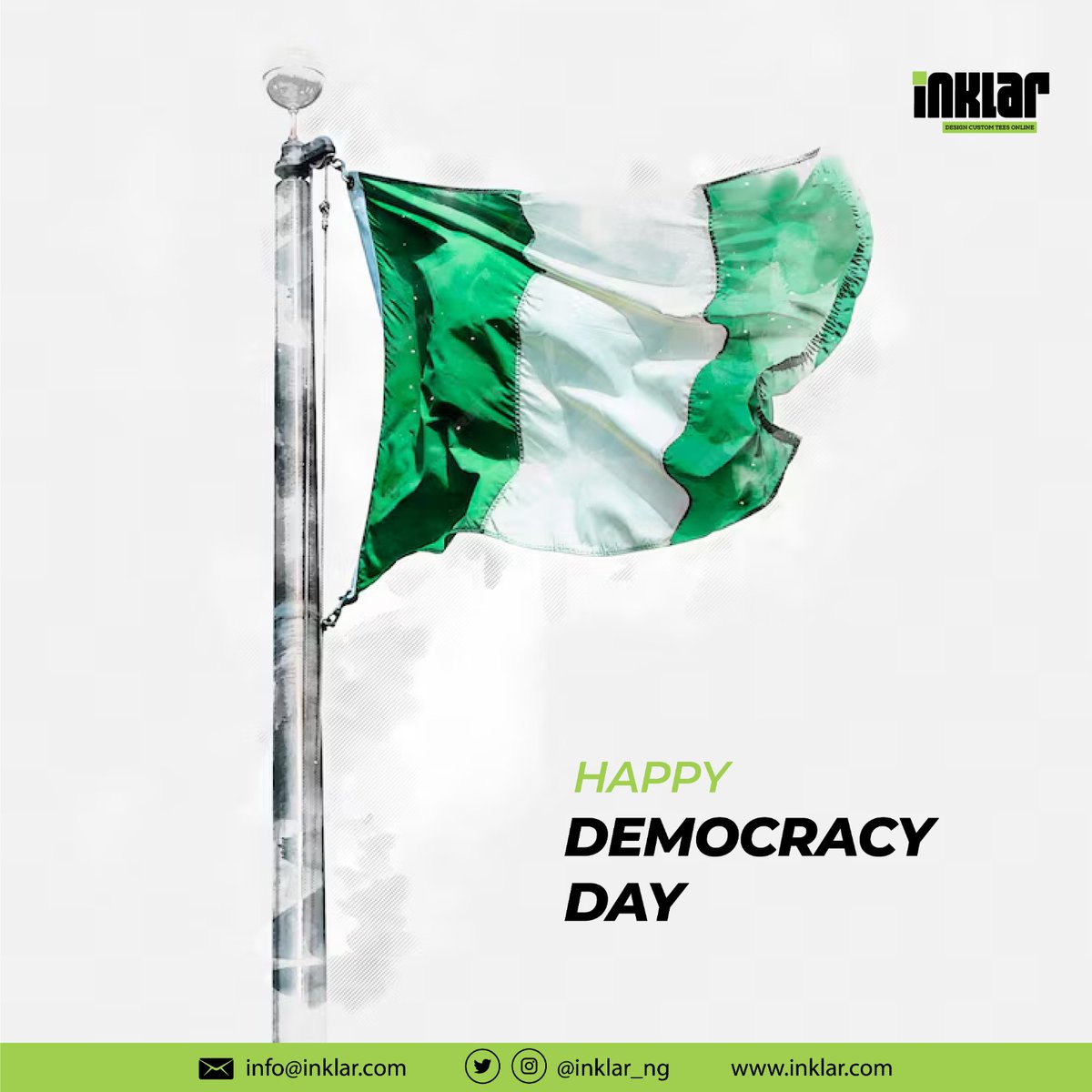 inklar_ng's tweet photo. Happy Democracy Day!!! https://t.co/p7xBzwTBPp