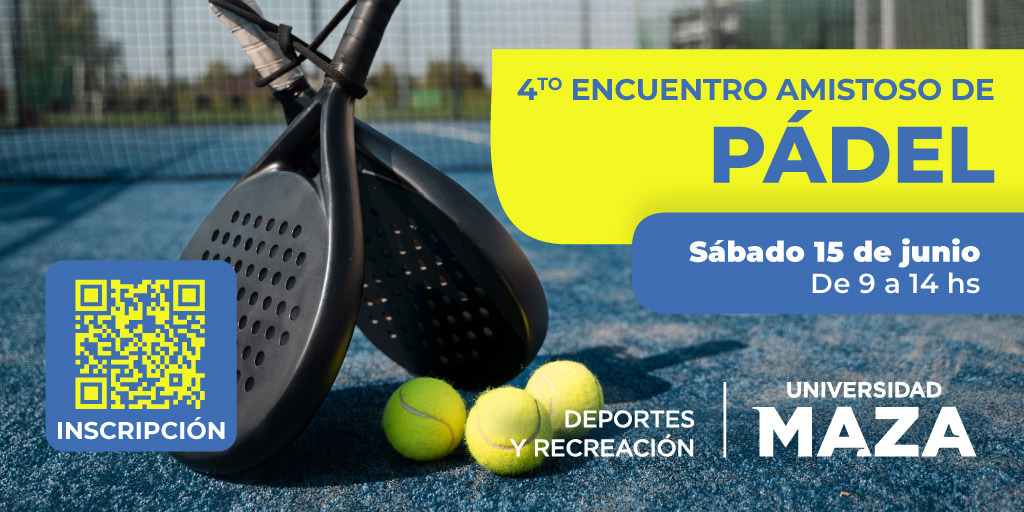 UMazaOficial's tweet photo. 4º encuentro amistoso de pádel🥎

📅Sábado 15 de junio
📌De 9 a 14 hs
📍Campo de Deportes de la UMaza
📌Encuentro abierto, sin categorías. Pueden participar parejas femeninas, masculinas y mixtas

✉️Contacto: deportes@umaza.edu.ar
👉Inscripciones: https://t.co/QkTXdHTgQO https://t.co/GyWEcuviDq