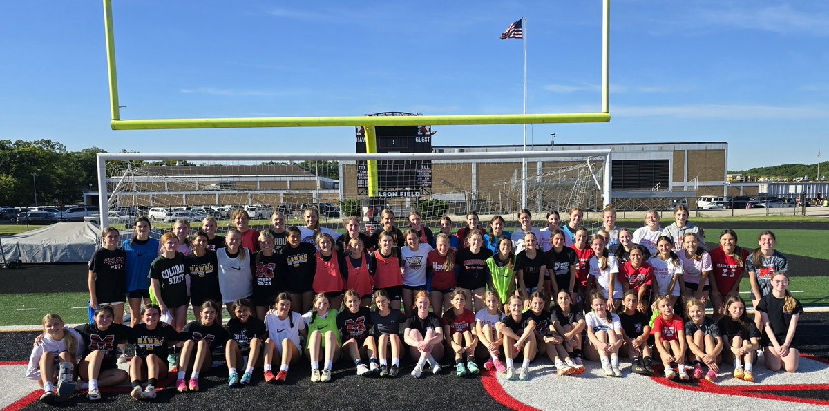 Hawks camp putting in the work in the morning session. Already looking forward to the spring season.