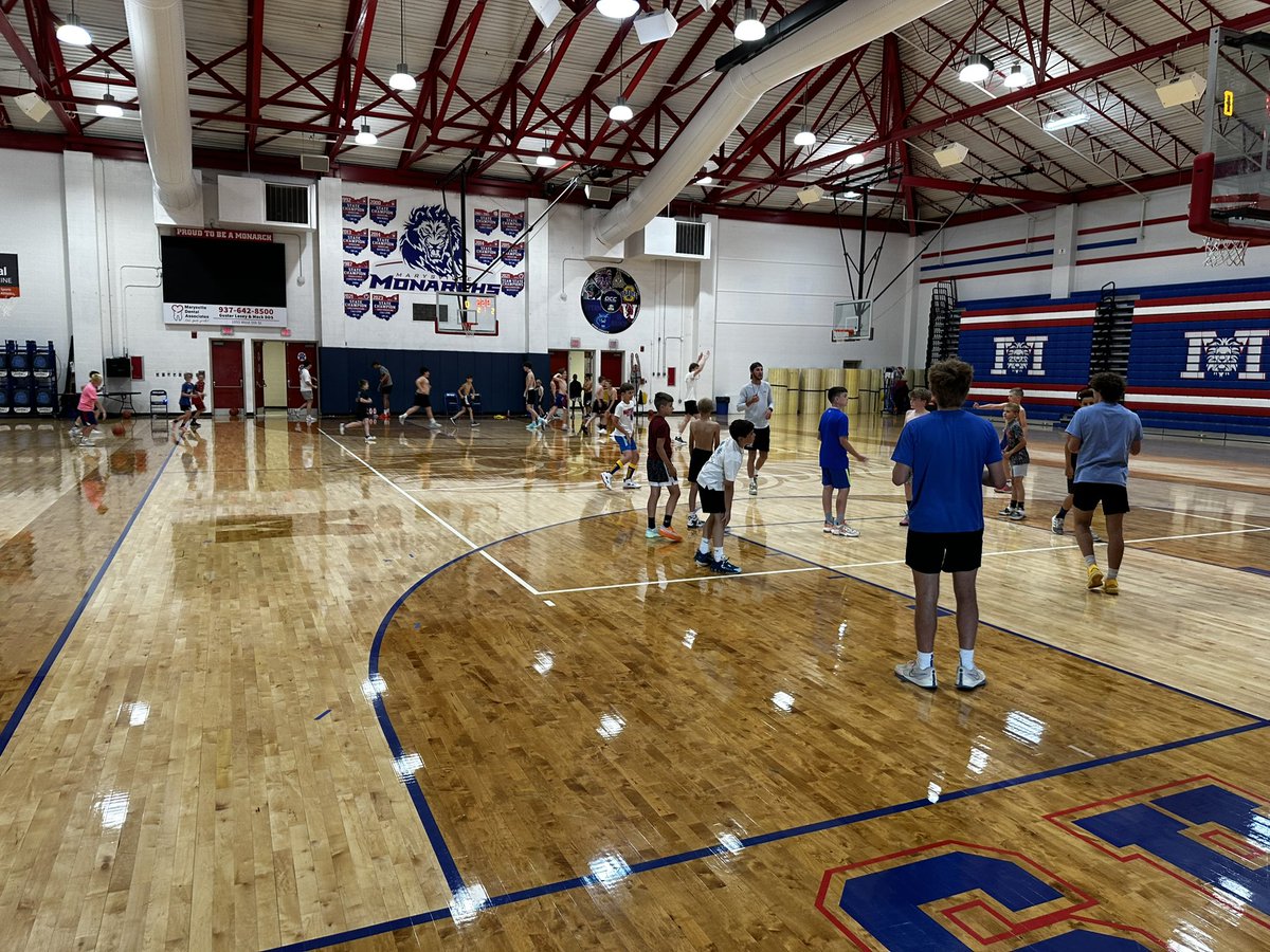 MHS_Hoops's tweet photo. Day 3 underway. 

NBA and NCAA standings up for grabs! Kids and coaches bringing the energy today. 

#THEVILLEHOOPS https://t.co/gc2GEbx21x