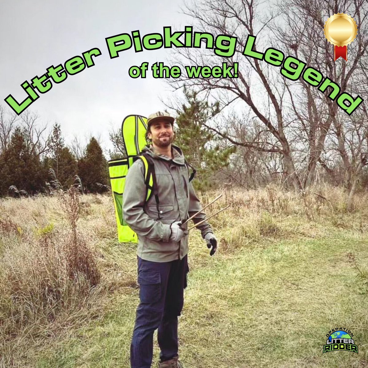 oplitterridder's tweet photo. Litter picking legend highlight of the week! 🏆 Nick Leo has been a supporter of ours since the beginning. Since our kickstarter days! We are so grateful for him and what he does for his community. Keep up the great work Nick! 💪💚
#litterpicking #localheros https://t.co/bUmVik9Egq
