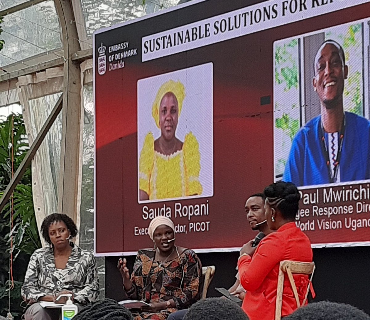 DCAUganda's tweet photo. "Since the possibility of refugees returning to their countries remains uncertain, it is important to invest in peaceful co-existence &amp; self reliance initiatives that can enable them not only survive but also find ways to thrive-sowing seeds of peace."Sauda Ropani, ED, PICOT https://t.co/lcQsHEUXNs
