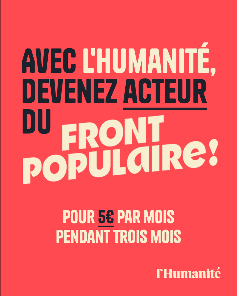 humanite_fr's tweet photo. En ces jours décisifs, la rédaction de l'Humanité se mobilise pour vous permettre de participer pleinement à cette campagne déterminante. #frontpopulaire

➡️ https://t.co/7G7i1cBynx https://t.co/CH0KGJqapB