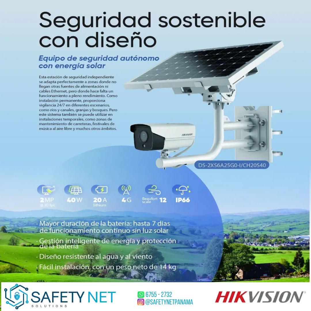 🌾🔒 ¡Protege tus fincas y cultivos con Safety Net Solutions! 🔒🌾
En Safety Net Solutions, sabemos lo importante que es proteger tus fincas, cultivos y animales. Por eso, contamos con la última tecnología en seguridad, ¡sin necesidad de luz eléctrica ni cables para internet!