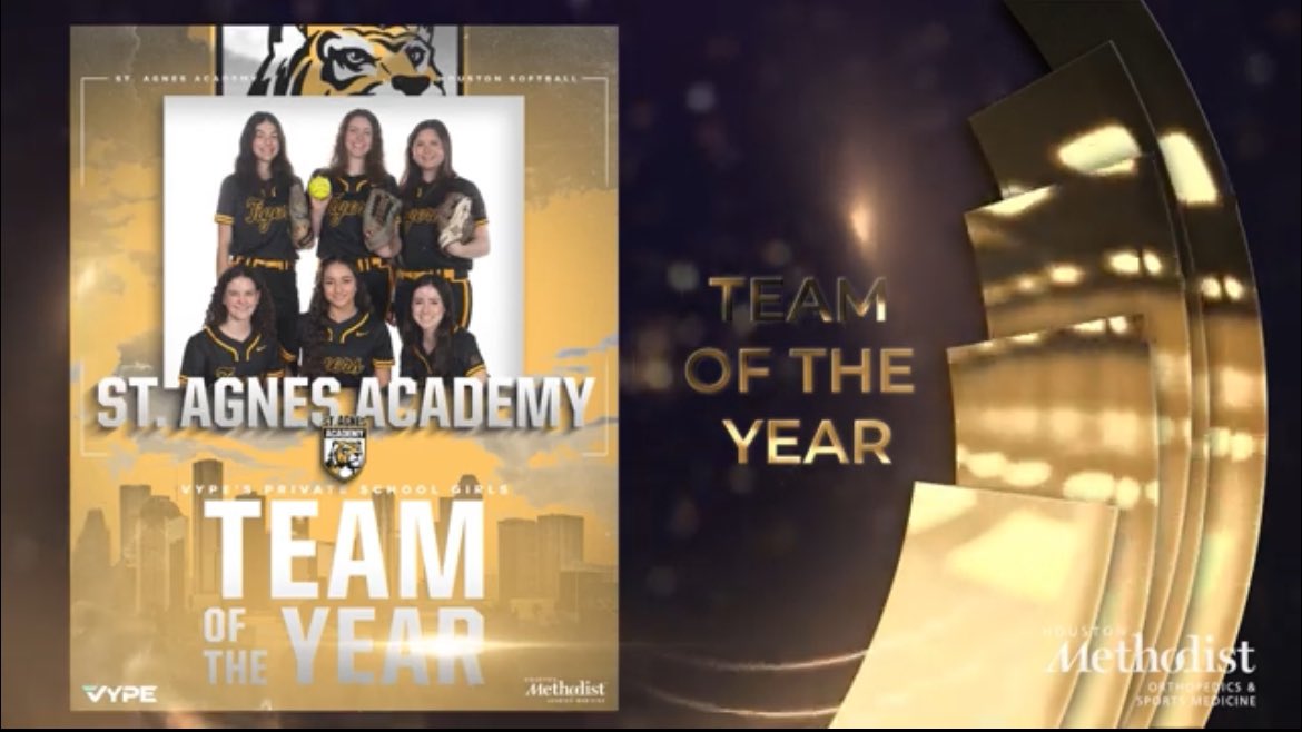 2024 VYPE Private School Team of the Year!! Way to go Tigers! 🔥🐯<a href="/saa_sball/">SAA Softball</a>