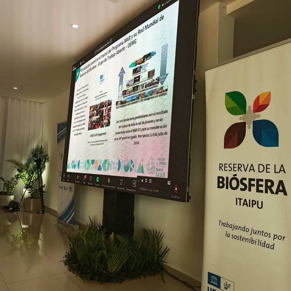 Dgdboficial's tweet photo. La República Bolivariana de Venezuela participó en la 22 ava Reunión de Puntos Focales de la Red de Reservas de Biosfera IBEROMAB, durante la cual fue aprobada el acta de la Reunión de Copan, Honduras. 

@MinecOficial https://t.co/UjaW9PQ3AO