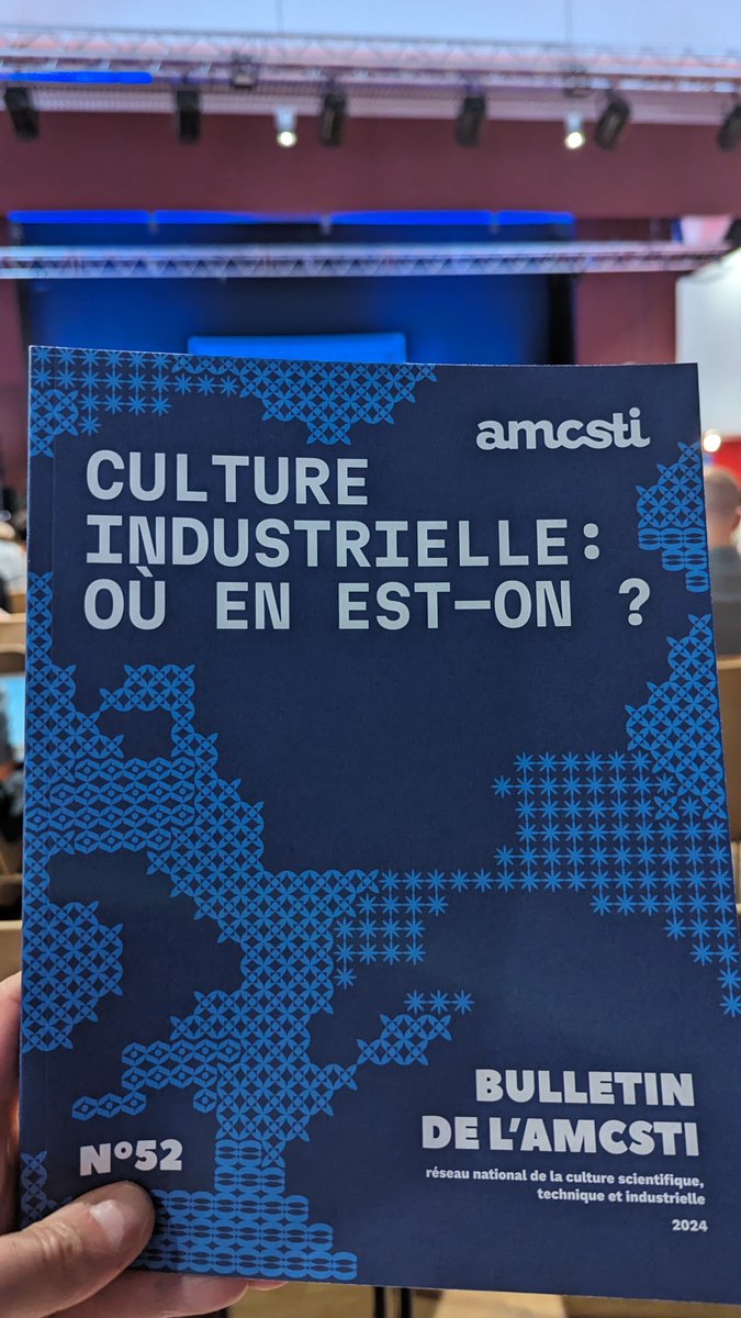 A l'occasion du #congresAmcsti2024 à #Montbeliard, l' <a href="/Amcsti/">Amcsti</a> publie son bulletin annuel, cette année centré autour de la culture industrielle ! 
Très content de participer depuis 3 ans au comité éditorial de ce bulletin, qui j'espère inspirera les pros de la #CSTI !